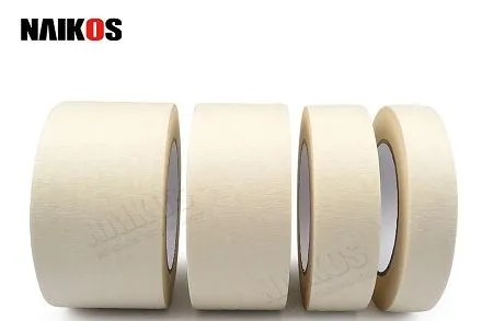 کریپ پیپر ماسکنگ ٹیپ انڈور اور آؤٹ ڈور دونوں درخواستوں کے لئے موزوں ہے